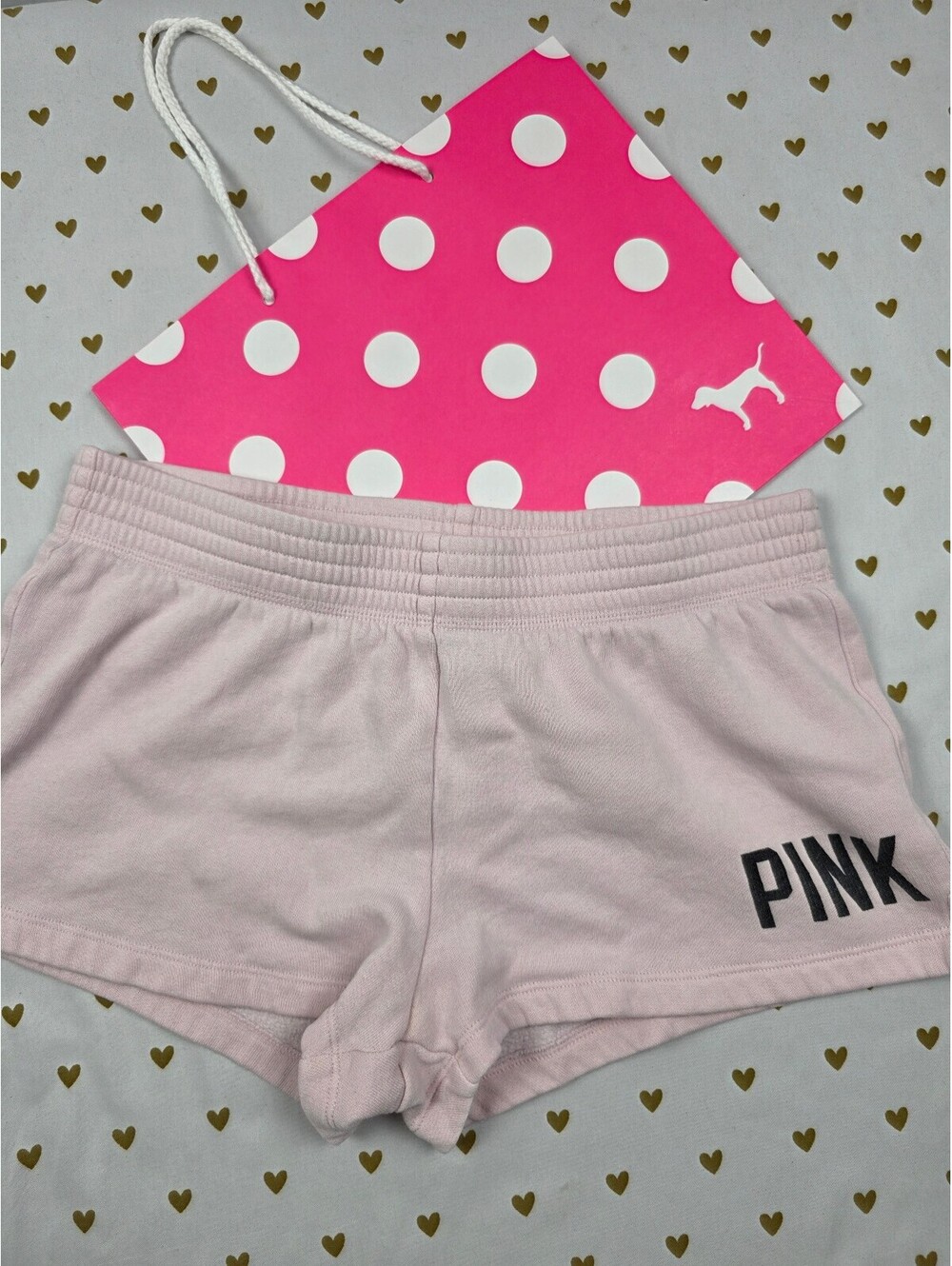 Victorias Secret PINK Vintage Logo Sweat Shorts XS